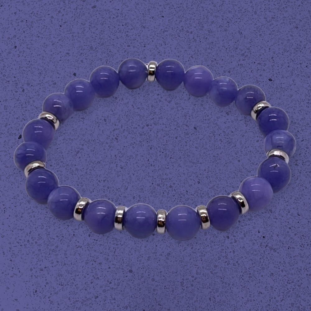 NWT Wool + Pepper Co. Sagittarius + Tanzanite Bracelet - Zodiac x Gemstone - Picture 5 of 12